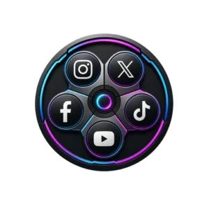 Artiz social media hub for Instagram, TikTok, Twitter X, YouTube and Facebook